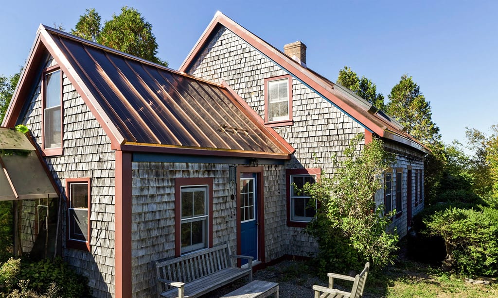 Interlock Copper Standing Seam Copper Roofing – Solid Copper | Antigonish, NS (Street view)