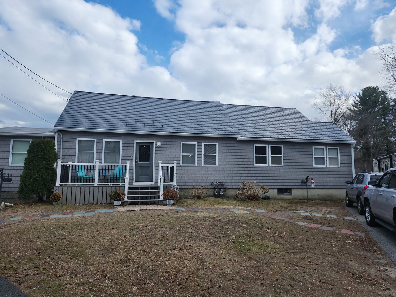 Interlock Aluminum Slate Metal Roofing – Charcoal Grey | Tewksbury, MA