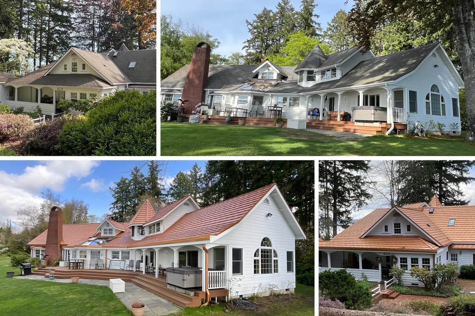 Copper Penny Interlock aluminum shake roof — the best roof for North American homes