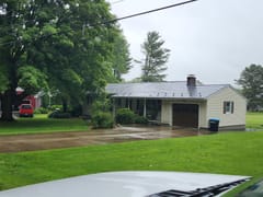 Interlock Aluminum Shingle Metal Roofing – Charcoal Grey | Pittsfield, MA (Project photo)