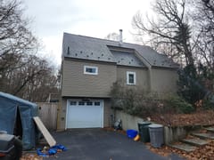 Interlock Aluminum Shingle Metal Roofing – Charcoal Grey | Derry, NH (Project photo)