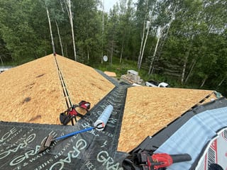 Interlock Aluminum Slate Metal Roofing – Black | Palmer, AK (Aerial)