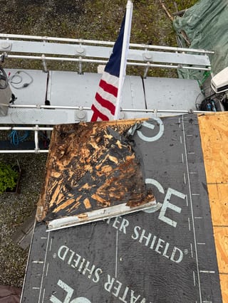 Interlock Aluminum Slate Metal Roofing – Black | Wasilla, AK (Aerial)