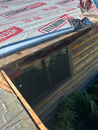 Interlock Aluminum Shake Metal Roofing – Copper Penny | Wasilla, AK (During installation)