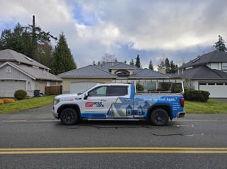Interlock Aluminum Shake Metal Roofing – Deep Charcoal | Surrey, BC (Street view)