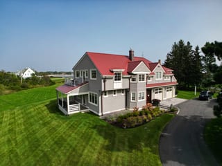 Interlock Aluminum Slate Metal Roofing – Charcoal Grey | North Hampton, NH