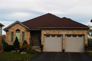 Interlock Aluminum Slate Metal Roofing – Colonial Brown | Waterloo, ON (Front elevation)