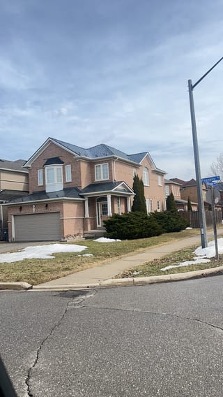 Interlock Aluminum Slate Metal Roofing – Deep Charcoal | Mississauga, ON (Front-right elevation)