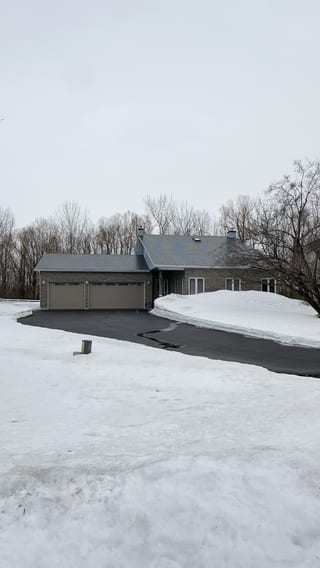 Interlock Aluminum Slate Metal Roofing – Charcoal Grey | Navan, ON (Street view)
