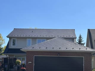 Interlock Aluminum Slate Metal Roofing – Black | Ottawa, ON (Street view)