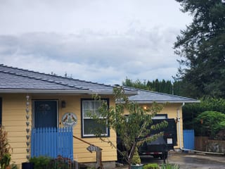 Interlock Aluminum Slate Metal Roofing – Deep Charcoal | Lebanon, OR