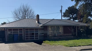 Interlock Aluminum Slate Metal Roofing – Deep Charcoal | Salem, OR