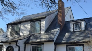 Interlock Aluminum Slate Metal Roofing – Deep Charcoal | Salem, OR