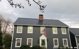 Interlock Aluminum Slate Metal Roofing – Black | Lincoln, RI