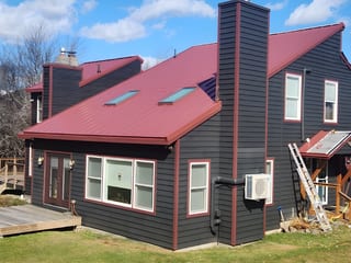 Interlock Aluminum Standing Seam Metal Roofing – Tile Red | Dover, VT