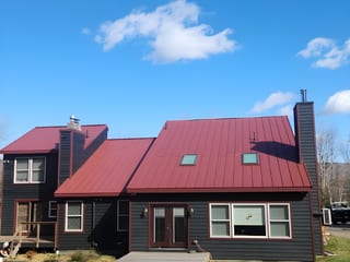 Interlock Aluminum Standing Seam Metal Roofing – Tile Red | Dover, VT