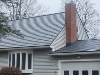 Interlock Aluminum Slate Metal Roofing – Deep Charcoal | South Burlington, VT