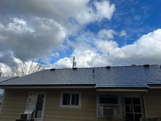 Interlock Aluminum Slate Metal Roofing – Deep Charcoal | Vancouver, WA
