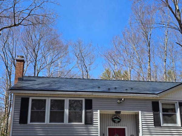 Interlock Aluminum Slate Metal Roofing – Deep Charcoal | Epping, NH