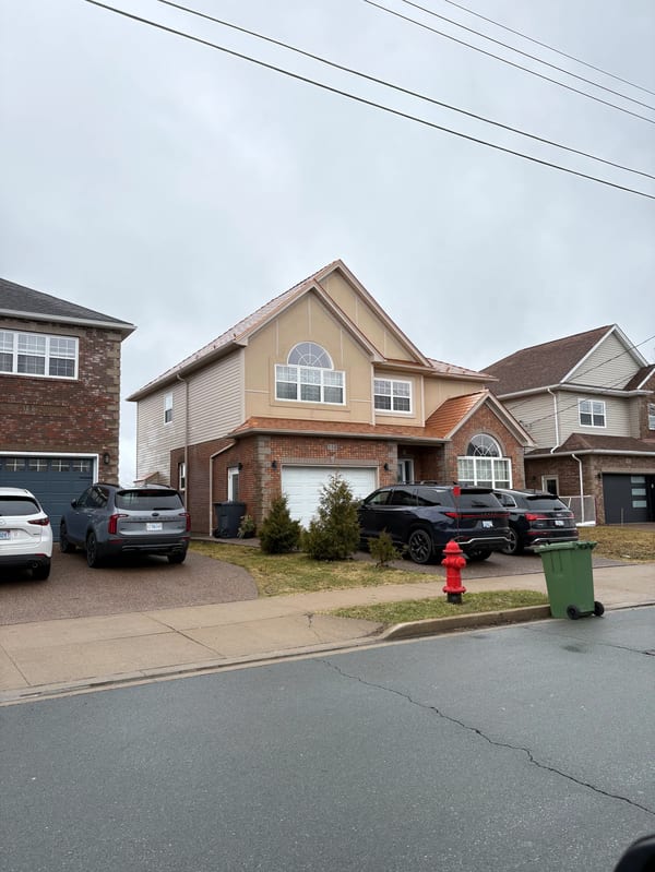 Copper Penny Interlock Slate aluminum roof on the home, Dartmouth, Nova Scotia