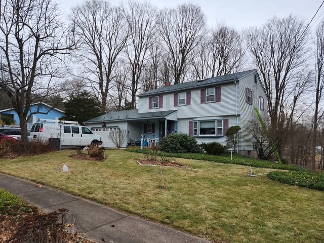 Hunter Green Interlock metal roof in Manchester, CT