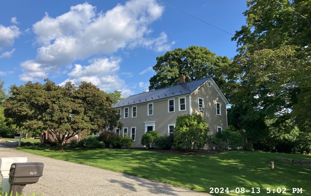 Deep Charcoal Interlock metal roof in Amston, CT