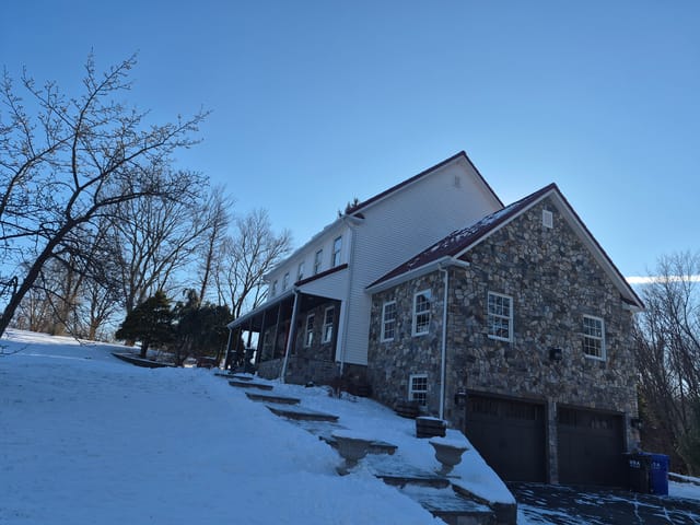 Tile Red Interlock metal roof in Oxford, CT