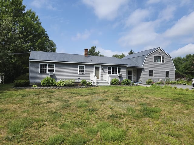 Charcoal Grey Interlock metal roof in Gray, ME