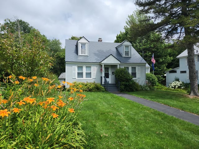 Charcoal Grey Interlock metal roof in Brewer, ME