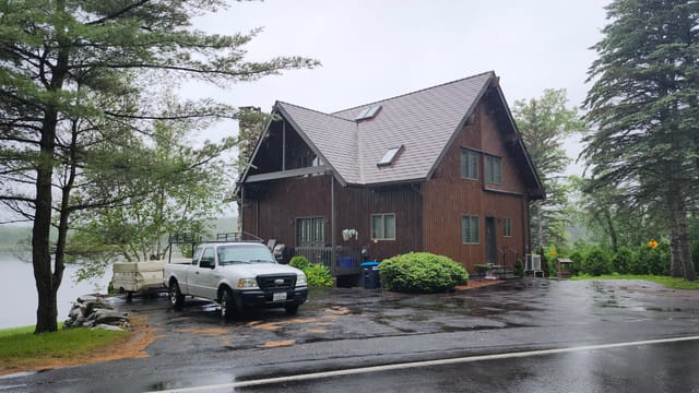 Colonial Brown Interlock metal roof in Pittsfield, MA