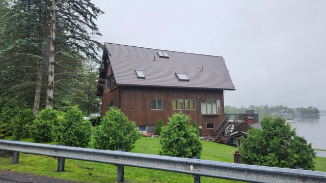 Colonial Brown Interlock metal roof in Pittsfield, MA