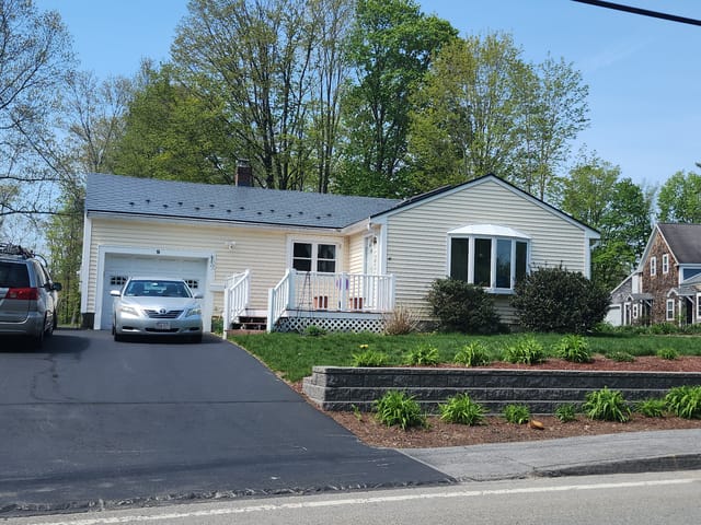 Charcoal Grey Interlock metal roof in Ayer, MA