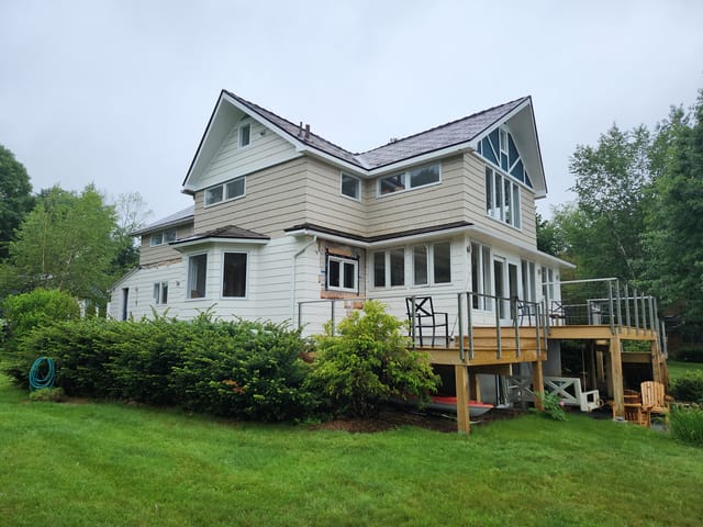 Colonial Brown Interlock metal roof in Pittsfield, MA