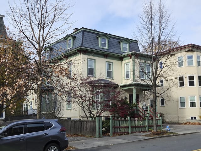 Charcoal Grey Interlock metal roof in Cambridge, MA