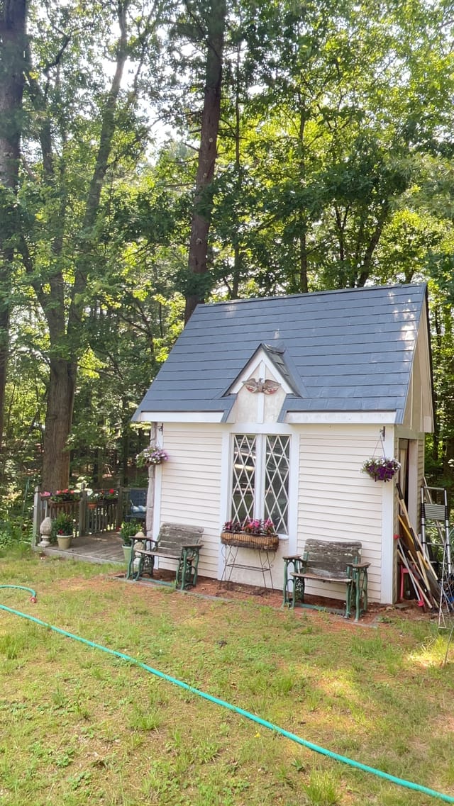 Charcoal Grey Interlock metal roof in Norfolk, MA
