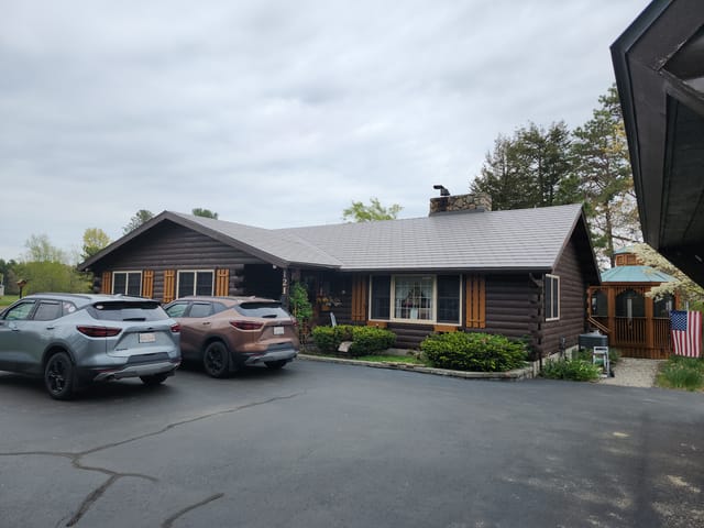 Musket Grey Interlock metal roof in East Freetown, MA
