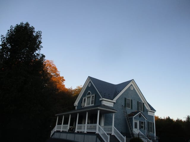 Deep Charcoal Interlock metal roof in Middleboro, MA