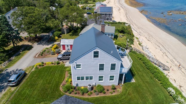 Deep Charcoal Interlock metal roof in Plymouth, MA