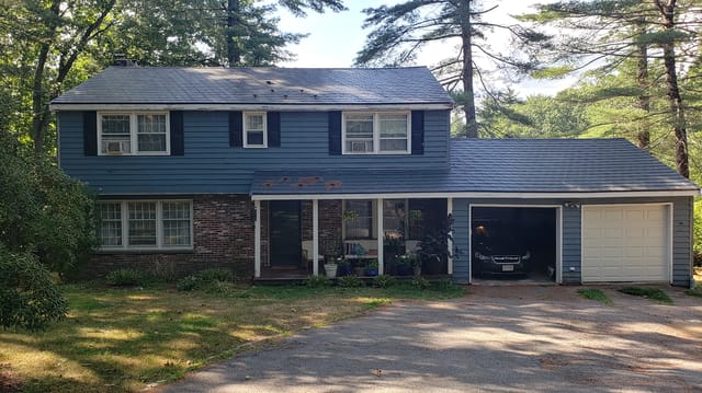Deep Charcoal Interlock metal roof in Ipswich, MA