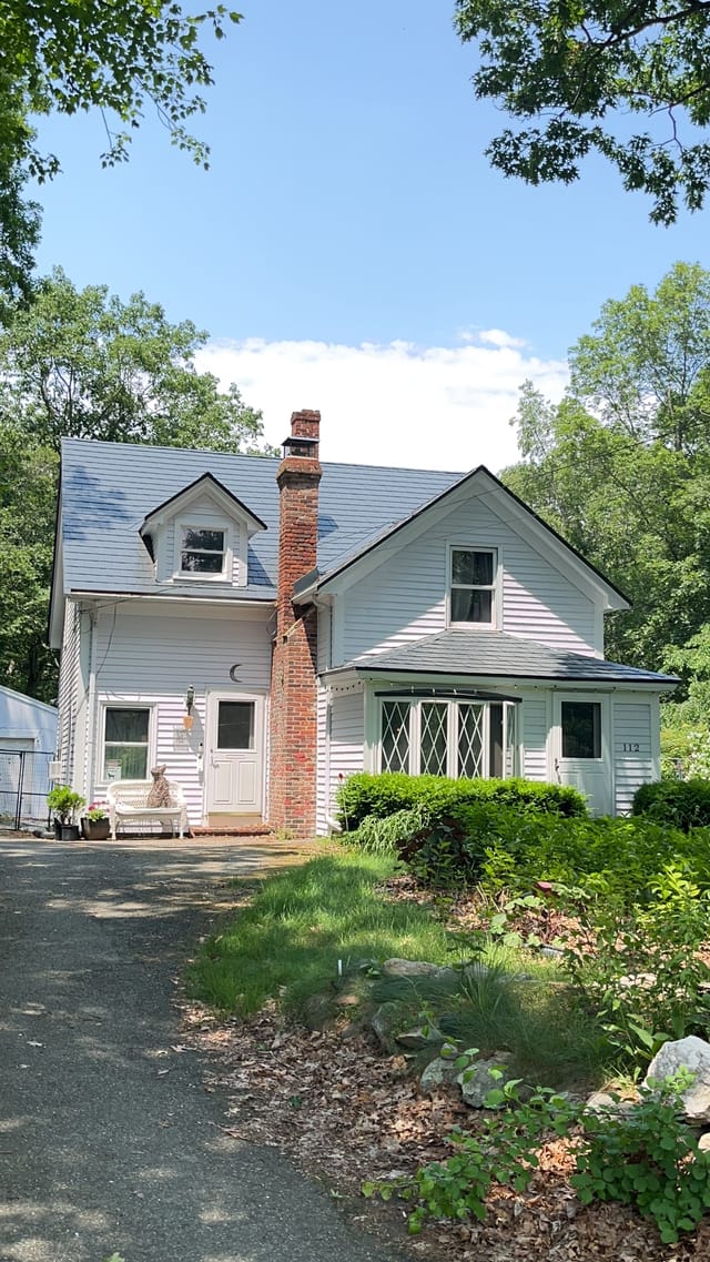 Deep Charcoal Interlock metal roof in Wrentham, MA