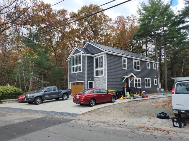 Black Interlock metal roof in North Attleboro, MA