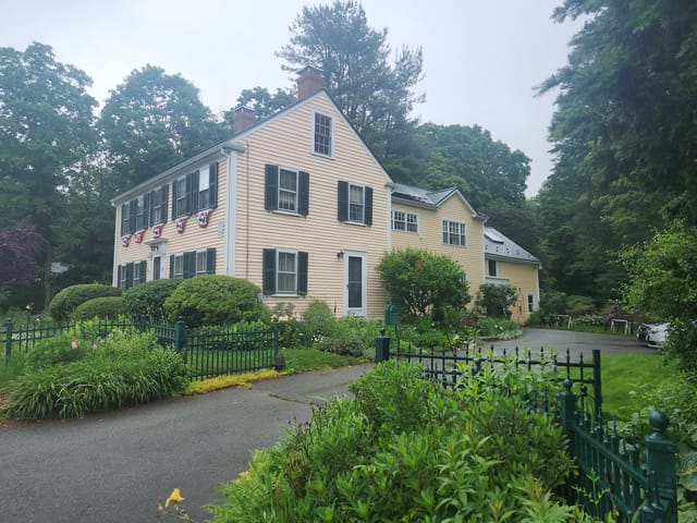 Hunter Green Interlock metal roof in Westwood, MA
