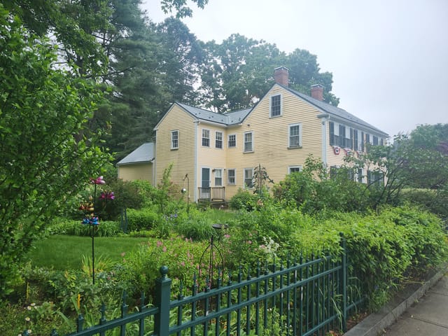 Hunter Green Interlock metal roof in Westwood, MA