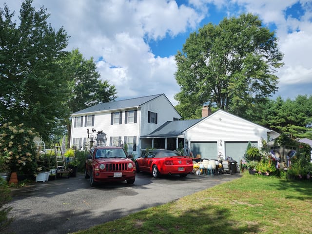 Deep Charcoal Interlock metal roof in Granby, MA