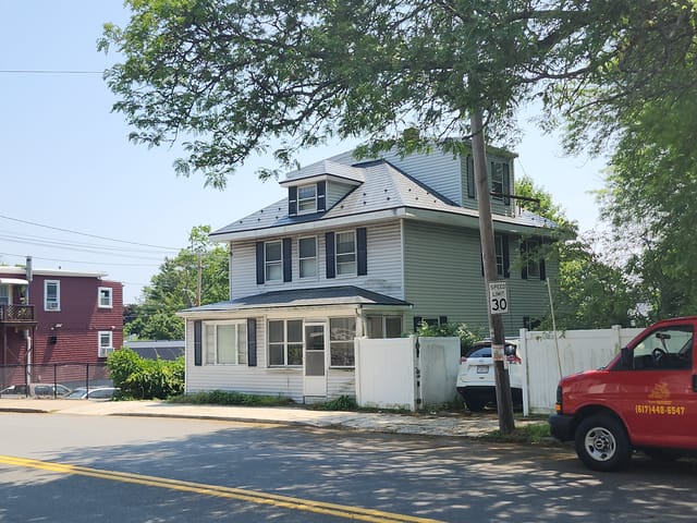 Deep Charcoal Interlock metal roof in Saugus, MA