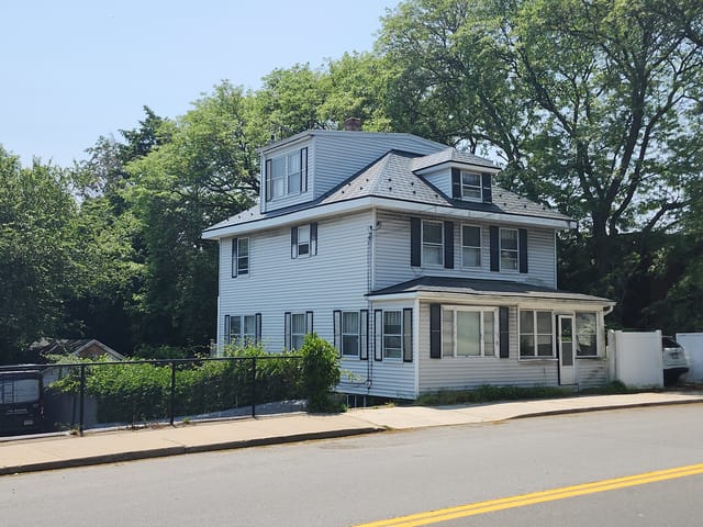 Deep Charcoal Interlock metal roof in Saugus, MA