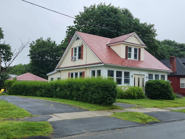 Tile Red Interlock metal roof in Pittsfield, MA