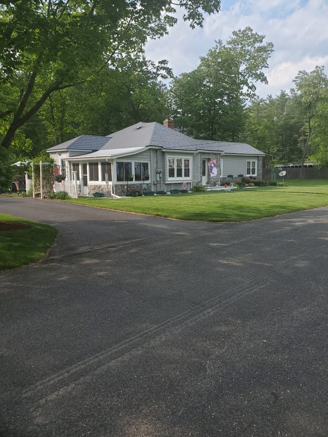 Charcoal Grey Interlock metal roof in Keene, NH