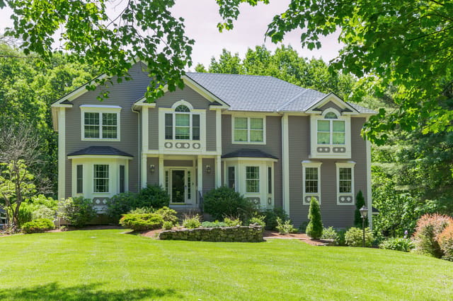 Black Interlock metal roof in Salem, NH