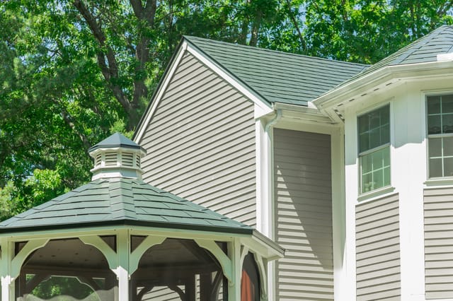 Black Interlock metal roof in Salem, NH